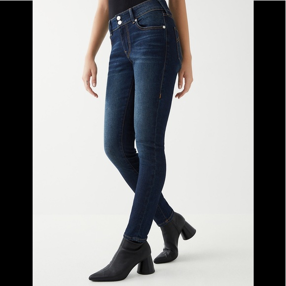 True Religion ✨NWTs✨ Dark Blue Jennie Skinny Jeans - Picture 3 of 7